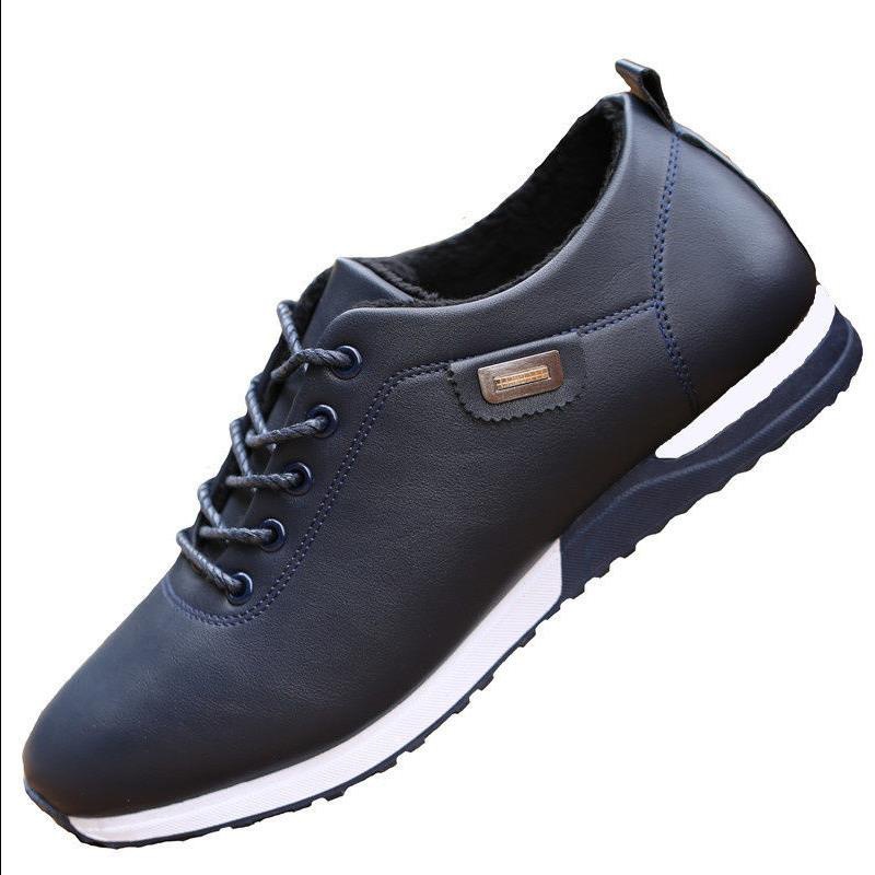 Men's casual leather shoes - CJdropshipping