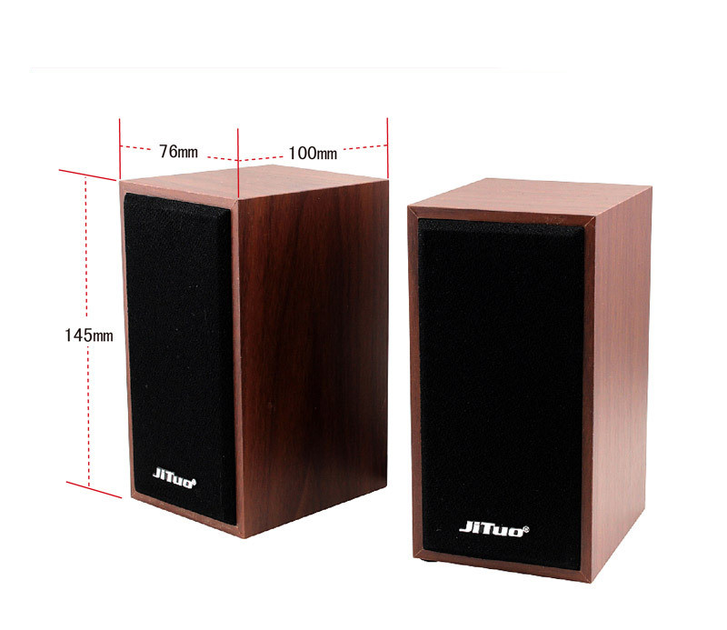 53170970508 - Wooden USB Audio Multimedia Speaker