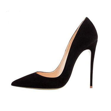 Suede high heels—2