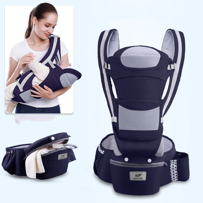 Ergonomic Baby Carrier Infant Baby Hipseat Carrier 3 In 1 Front Facing Ergonomic
