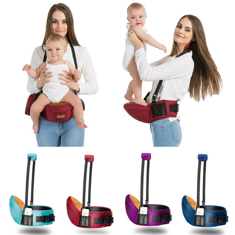 A Mom is Showing, How to Handle Her Child on Hanging Hip Carrier