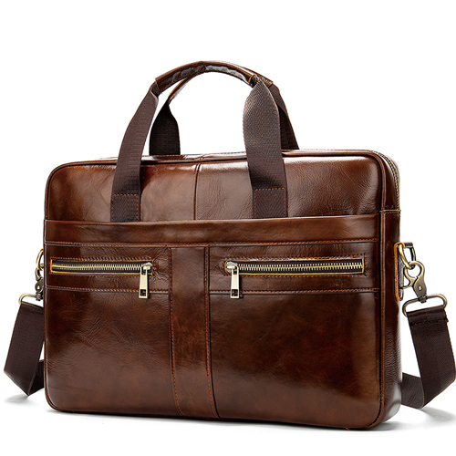 Men's leather briefcase CJdropshipping