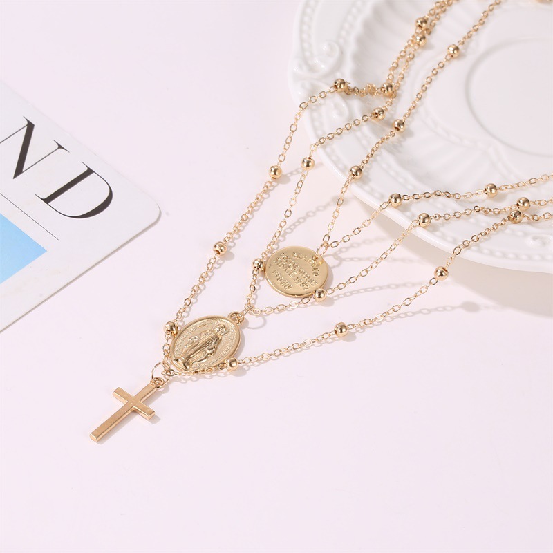 Multi Layer Cross Necklace Cjdropshipping