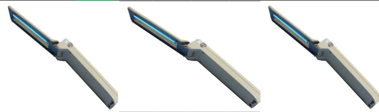 Color: White 3pc - Ultraviolet Sterilizer UV Led Lamp Sun Air Sterilization Disinfection Portable Lights