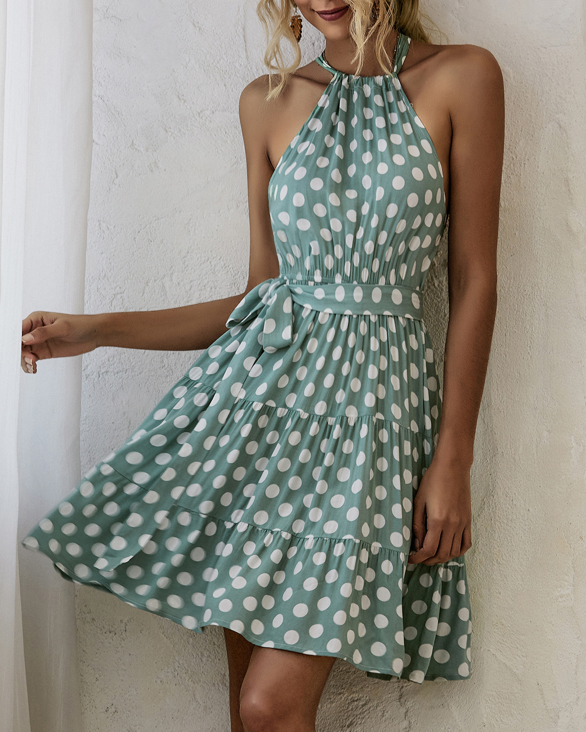 Sexy Polka Dot Print Dress Summer - CJdropshipping