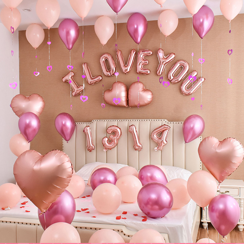 Love Romantic Wedding Party Balloon Set