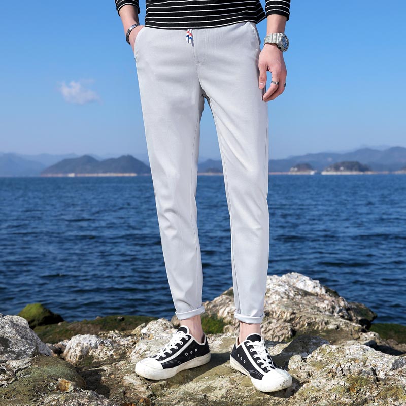 Men's slim thin leg pants - CJdropshipping