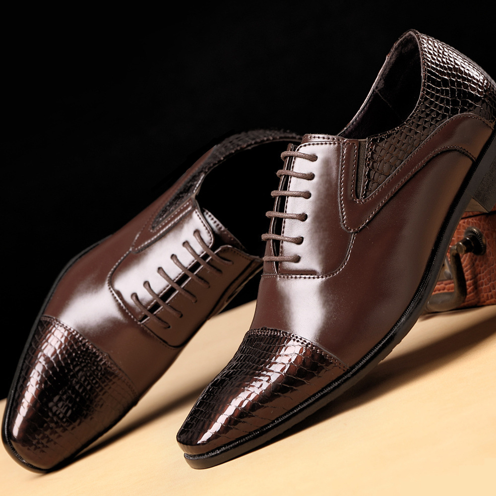 Business leather shoes - CJdropshipping