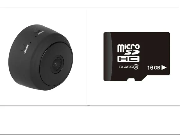 Color: Black16G - A9 1080P HD Wireless Night Vision Wifi Camera