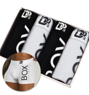 4Pc Boxershorts for Men Boxer Short Underwear Man Panties