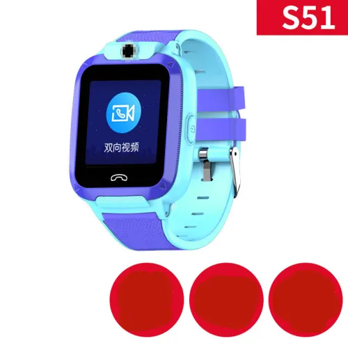 Color: S51 blue - Video call positioning children's Watch