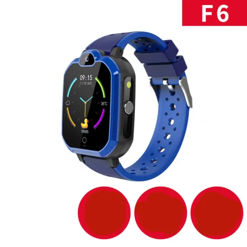 Color: F6 blue - Video call positioning children's Watch