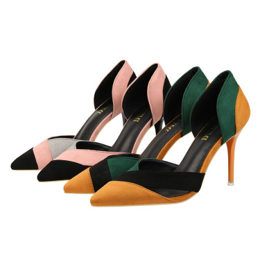 Pointed-toe stiletto heel sandals—3
