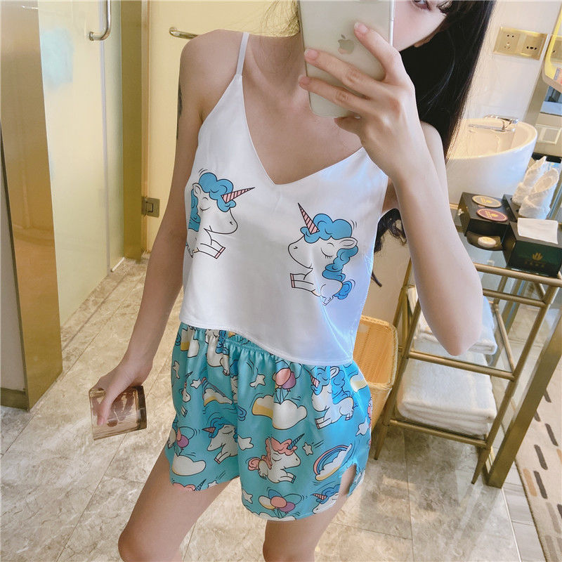 Ice Silk Pajama Set 3