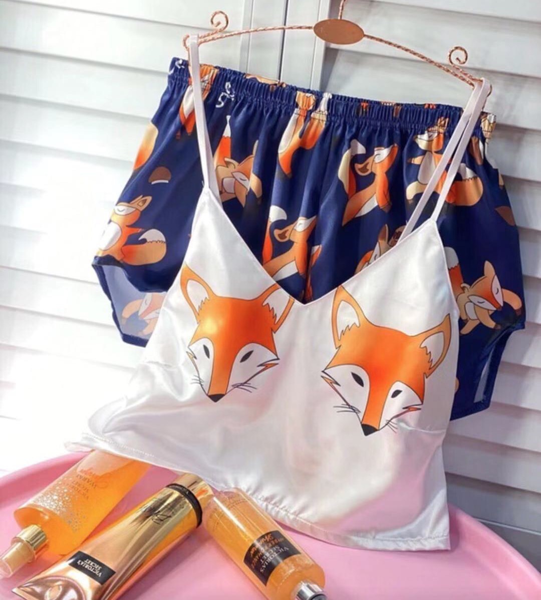 Ice Silk Pajama Set 4