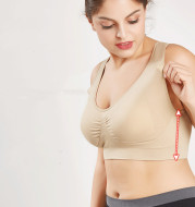 Sports Bra No Steel Ring Chest Wrap No Trace Female Underwear Beauty Yoga Back Shockproof