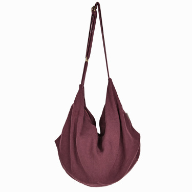 Simple cotton linen shoulder bag—2