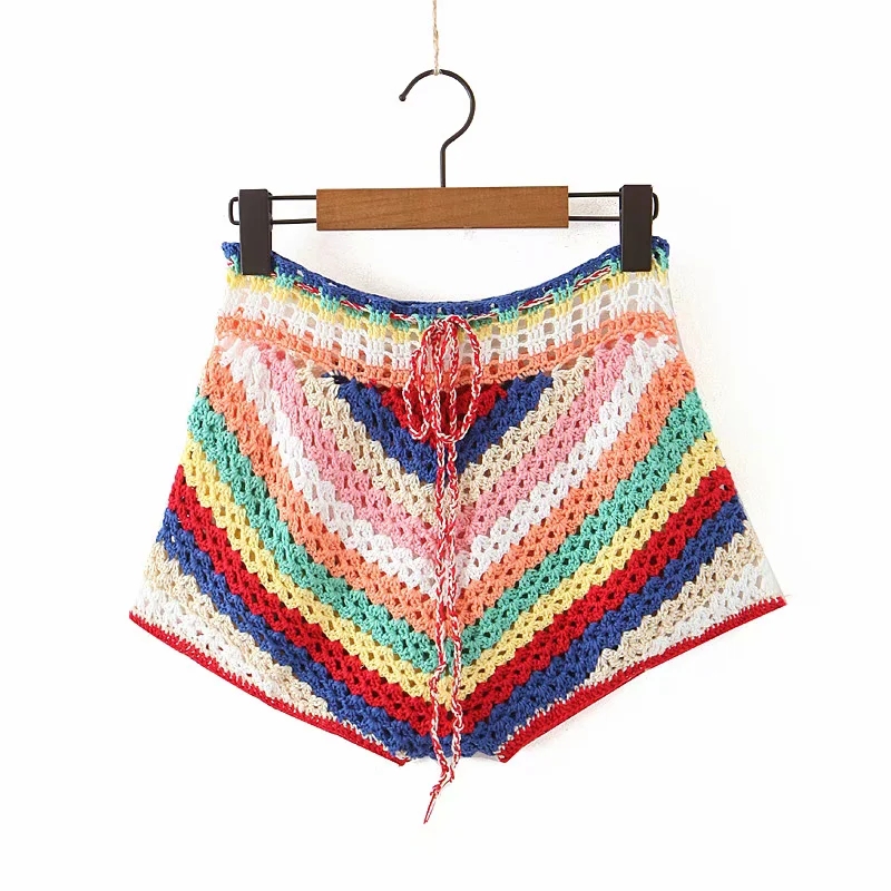Top and Shorts Set on Model