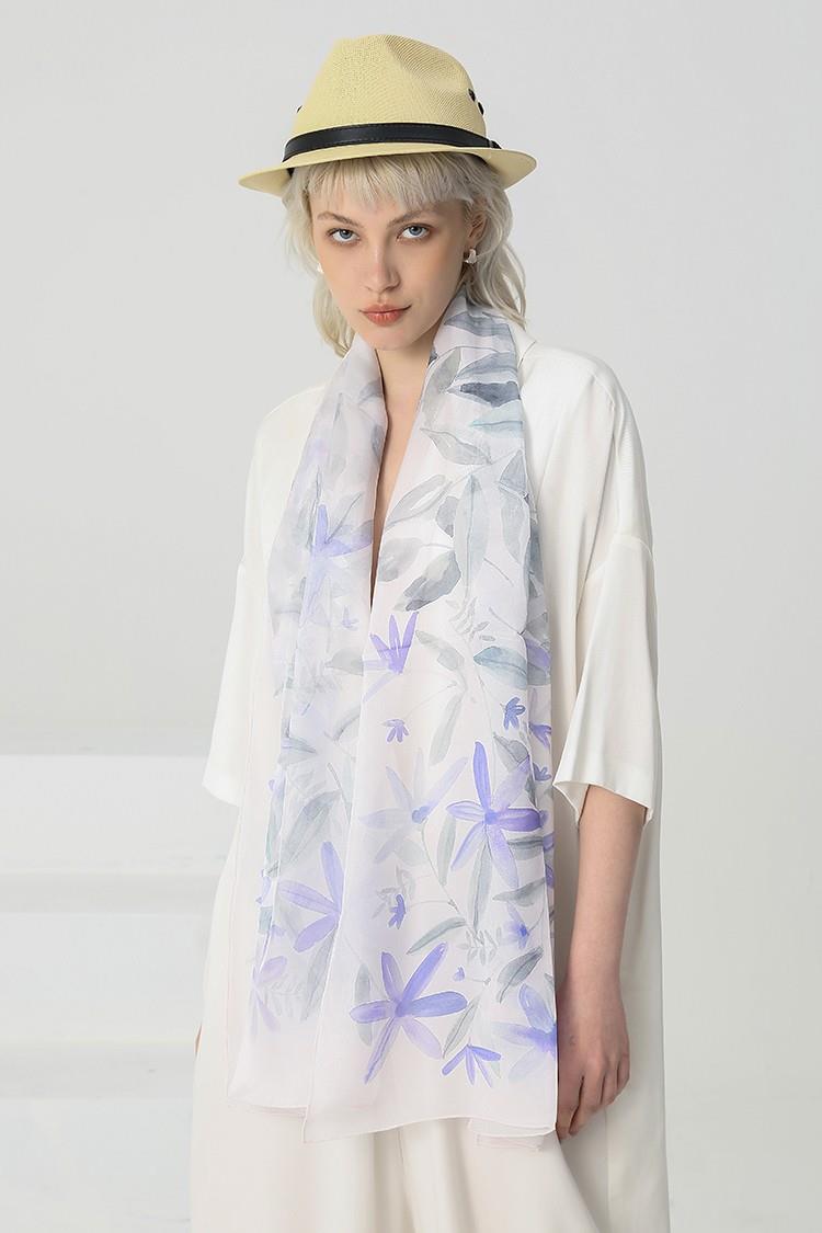 Dutch Redux No. 2.2 Chiffon Long Scarf