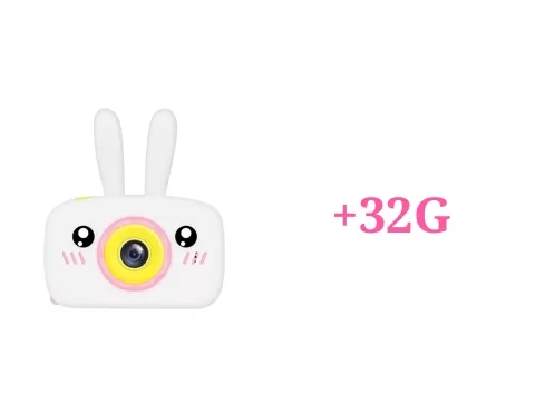 Color: White with 32G - Children's camera