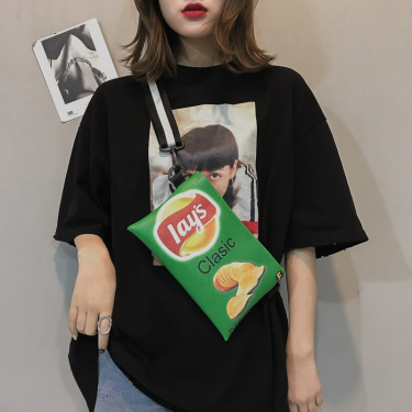 New Lay's Potato Chips Cute Canvas Messenger Bag—1