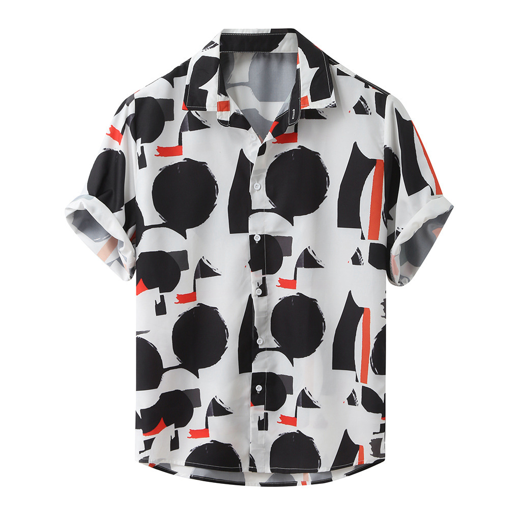 Men's summer print shirt - CJdropshipping