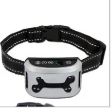 Color: Silver - Collar with Beep Vibration Shock
