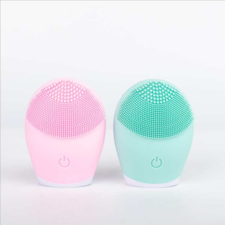 Electric Ultrasonic Silicone Facial Cleanser - CJdropshipping