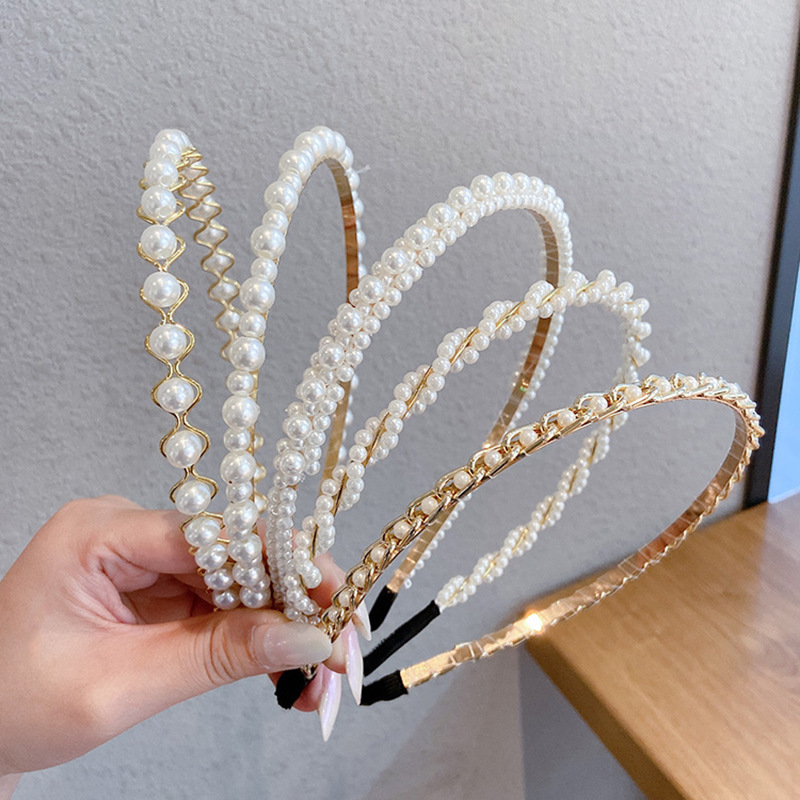 Thin pearl headband - CJdropshipping