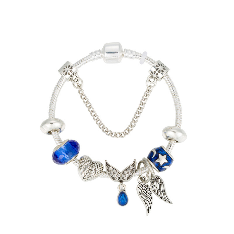 bracelet aile d'ange argenté