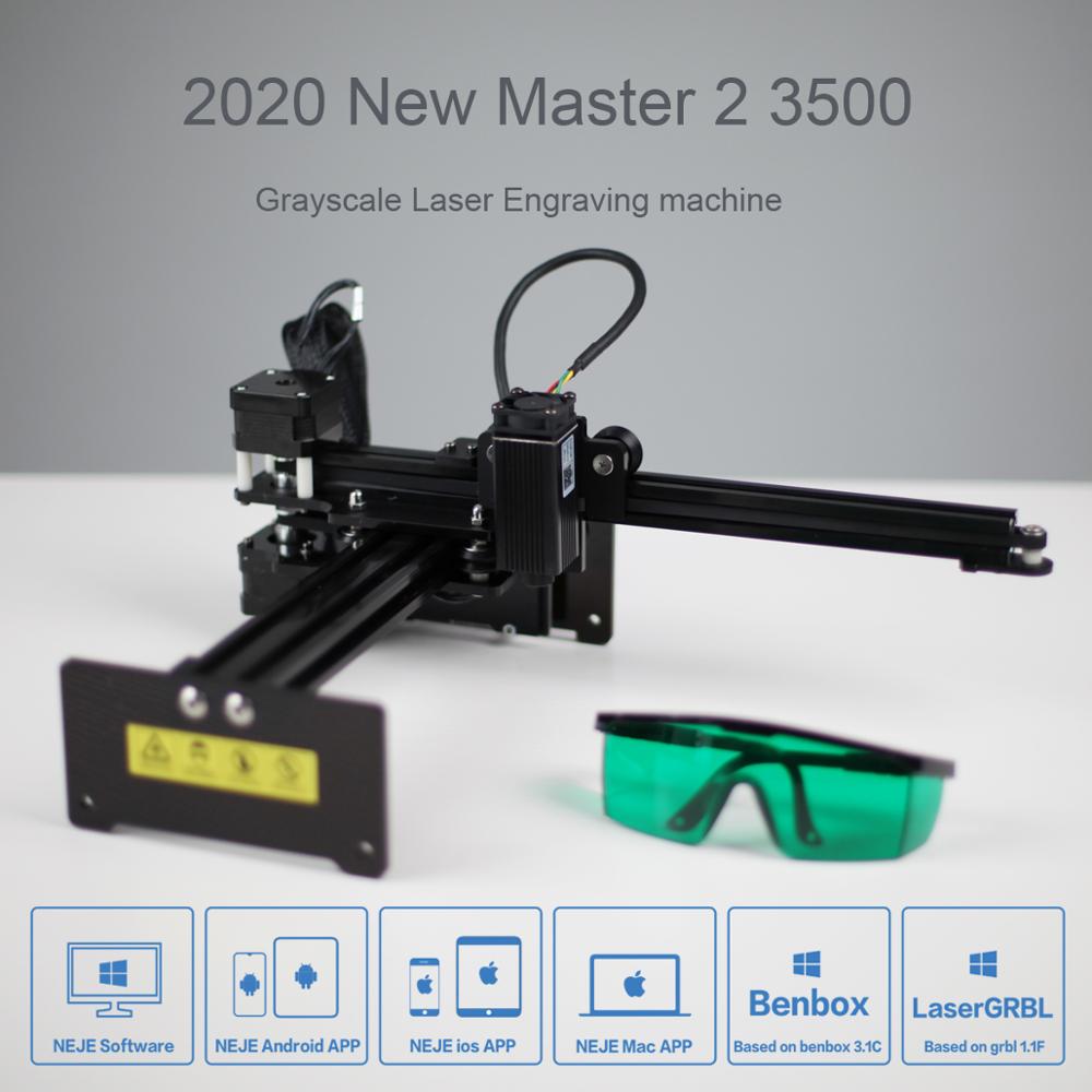 Neje DK-Master3500 3D Laser Engraving Machine with Wireless APP Control Fully Assembly Desktop 
