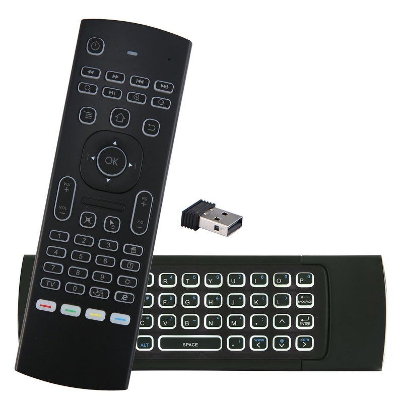 MX3 MX3-L Backlit Air Mouse T3 Smart Voice Remote Control 2.4G RF Wireless Keyboard