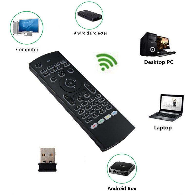 T3 Smart Voice Remote Control 2.4G RF Wireless Keyboard