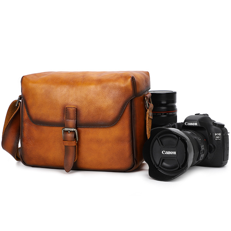 Leather Camera Storage Bag