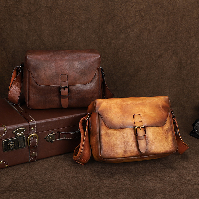 Leather Camera Storage Bag