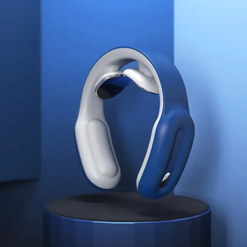Color: Blue - Multifunctional Massage Remote Control Neck Massager