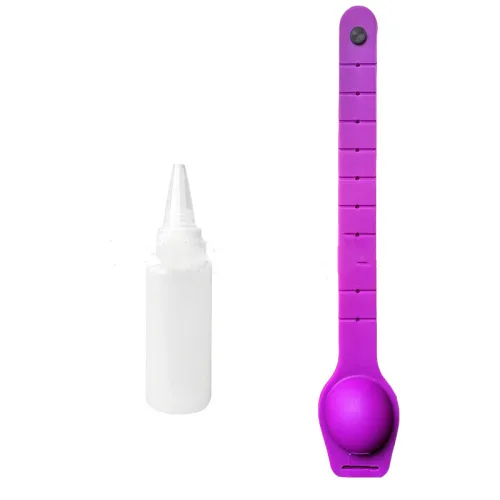 Color: Purple - Squeeze silicone bracelet