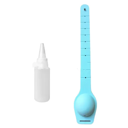 Color: Blue - Squeeze silicone bracelet