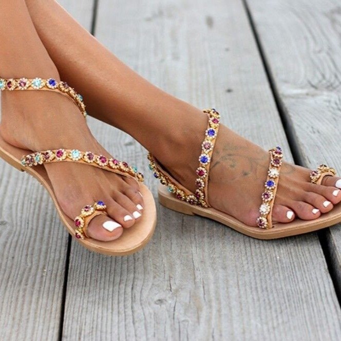 covered toe sandals