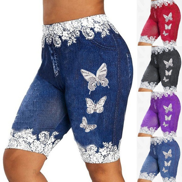 Butterfly print leggings - CJdropshipping