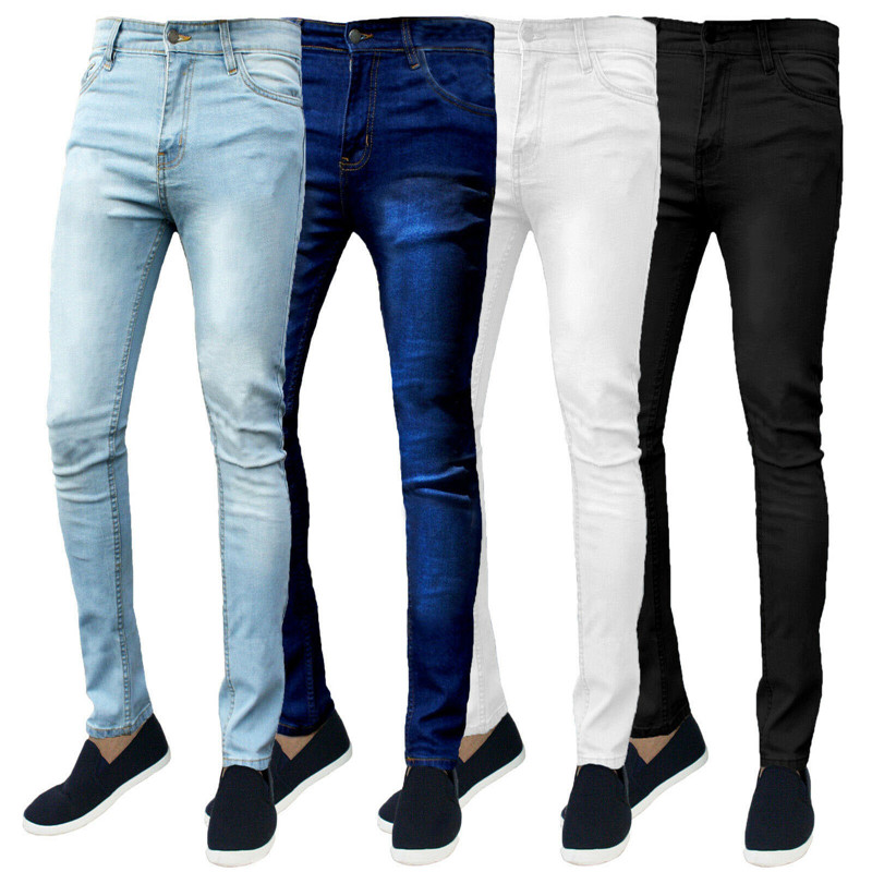 Stretch skinny slim-fit jeans pants - CJdropshipping