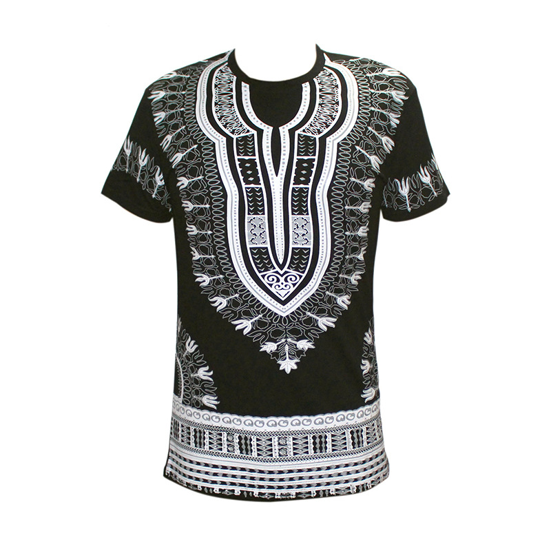 T-shirt Africain style tissu traditionnel 