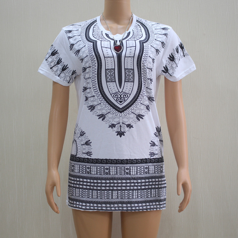 T-shirt Africain style tissu traditionnel 
