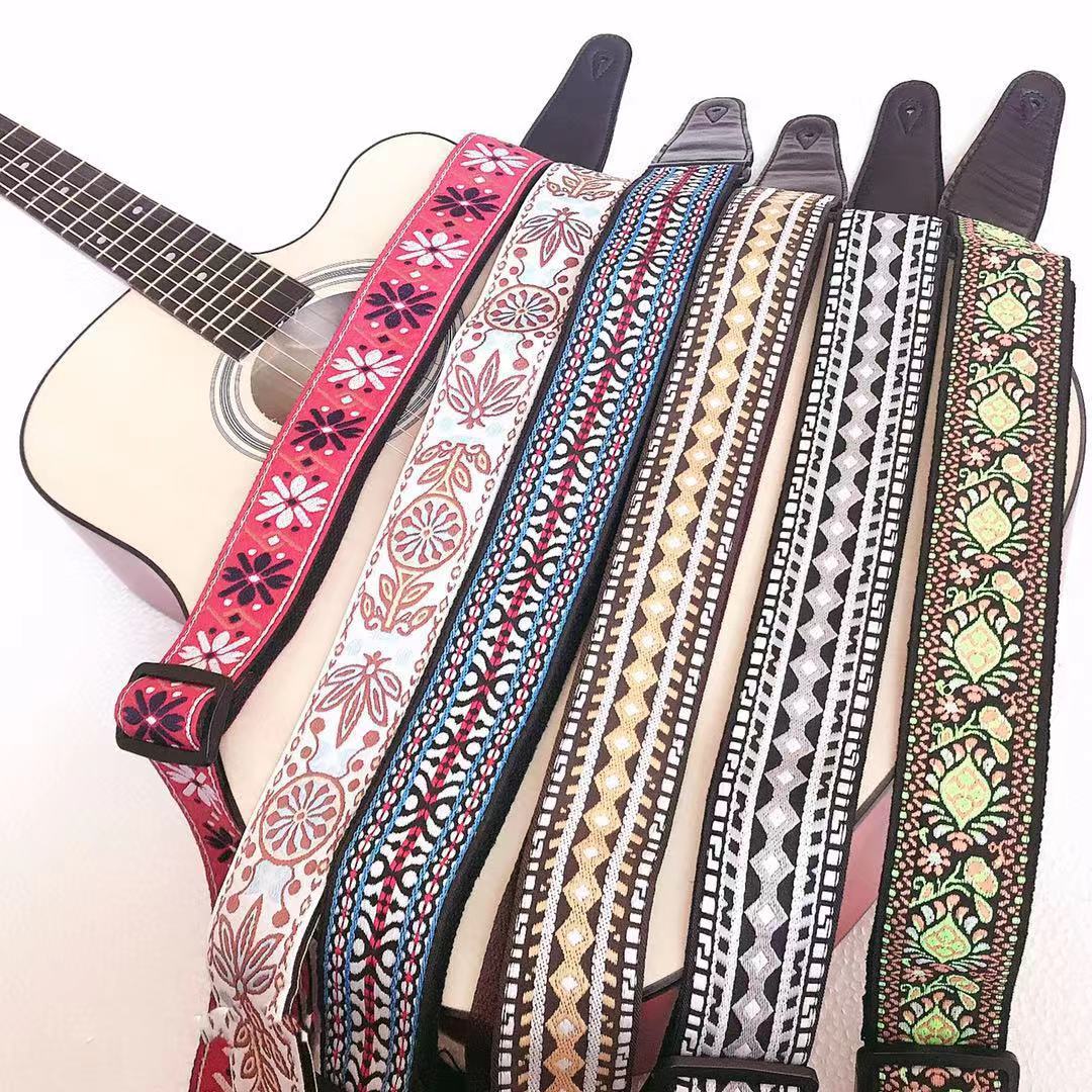 Embroidered guitar strap CJdropshipping