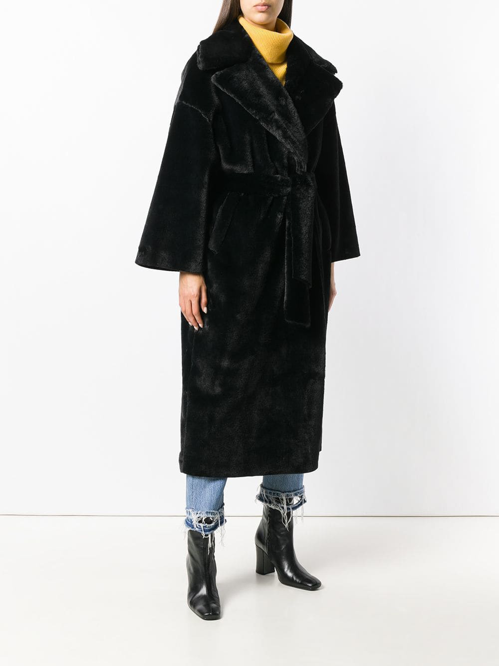 Faux Fur Coat - Detail 4