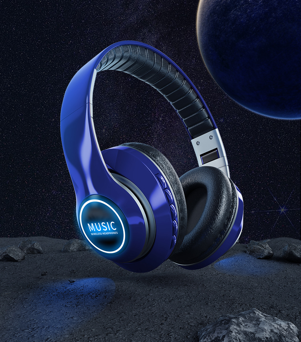 Colorful glowing cool headphones CJdropshipping