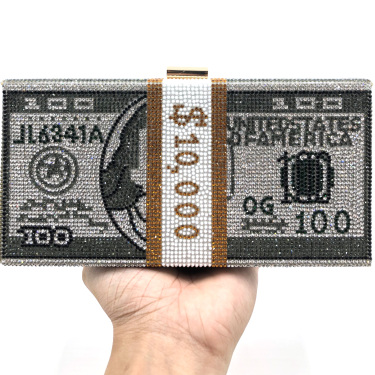 Dollar clutch messenger bag—4