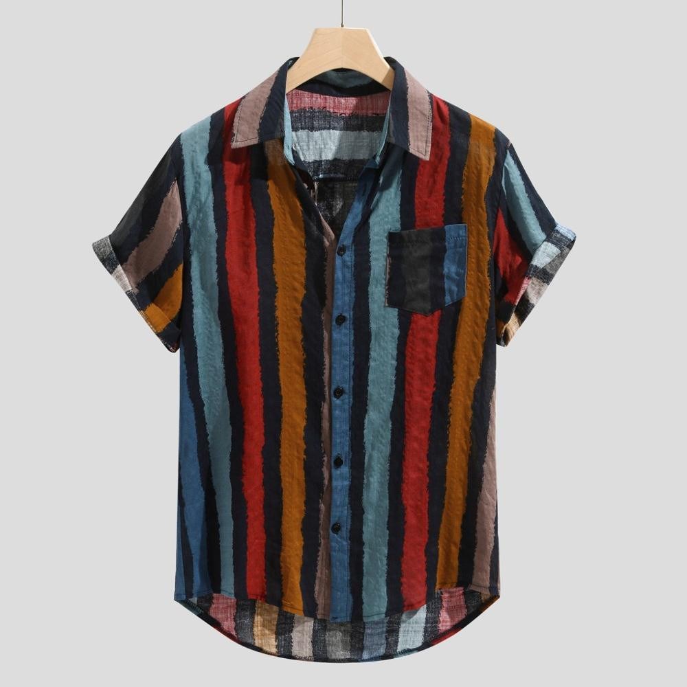Short Sleeve shirts for Men's shirt summer - CJdropshipping