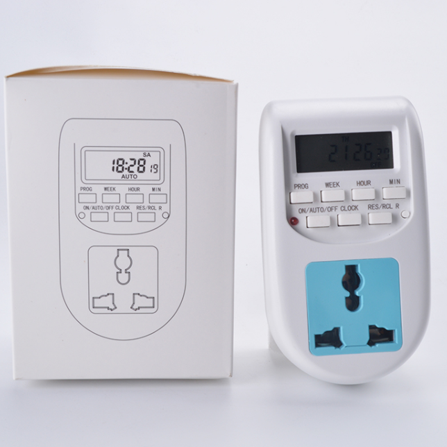 European-style German universal socket timer - CJdropshipping