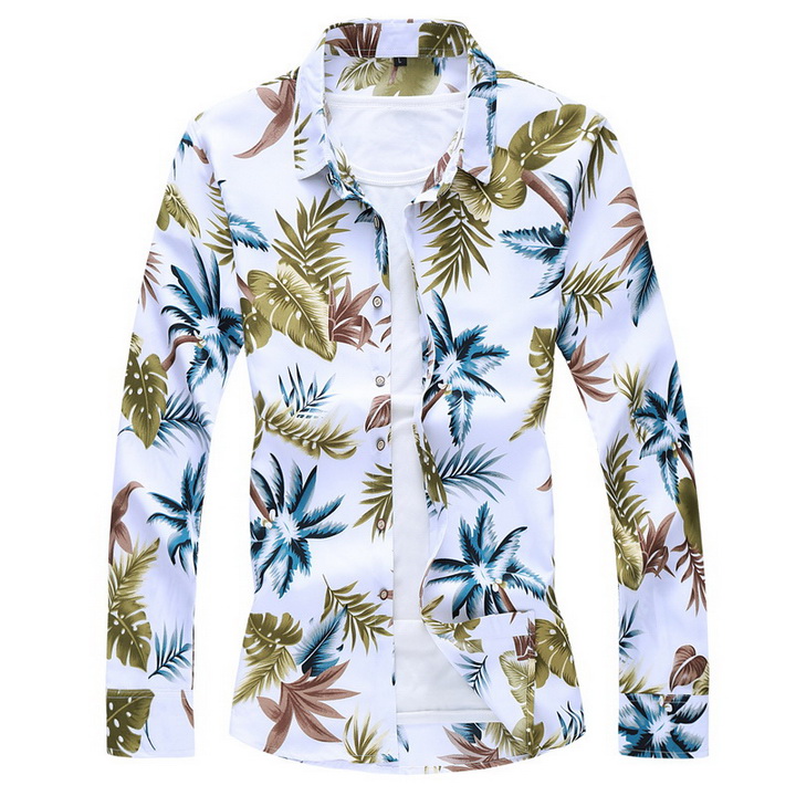 Long sleeve floral shirt - CJdropshipping